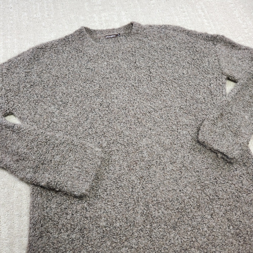 J Mclaughlin Sweater Women‎ XS Alpaca Wool Blend Boucle Fuzzy Knit Hairy